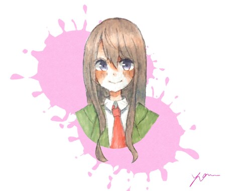 貴方だけのオリジナルイラストをお描きします SNSアイコン、歌い手さん等の商用アイコンもお作りいたします イメージ2