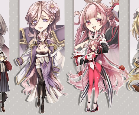 立ち絵制作します TRPGなどにご使用いただける全身の立ち絵を製作いたします イメージ2