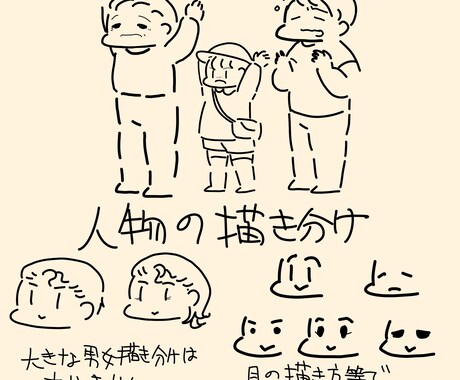 モノクロのポップなイラストカット描きます 可愛い絵をアイコンや印刷物のワンポイントに! イメージ2