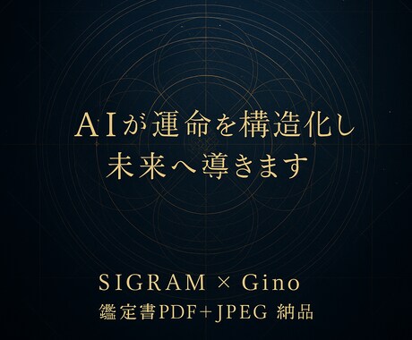 占い・鑑定| 貴方だけの【運命の攻略本】を作ります 膨大なデータと独自のAI分析で導く【新時代の運命鑑定】 イメージ2