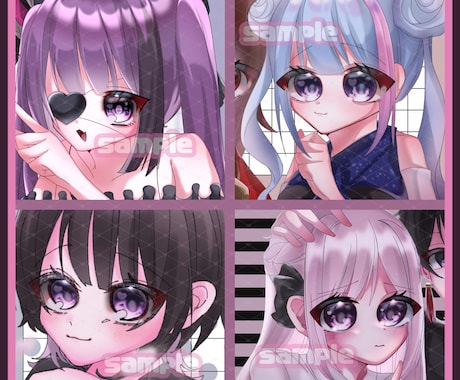 イラスト・アイコン・夢絵描きます イラストやアイコン、夢絵依頼受け付けます イメージ2