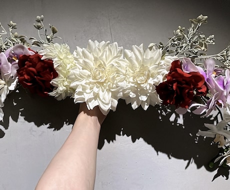 お二人だけのお花を作製いたします ウェルカムボードなどご希望に沿った作品を制作します イメージ2