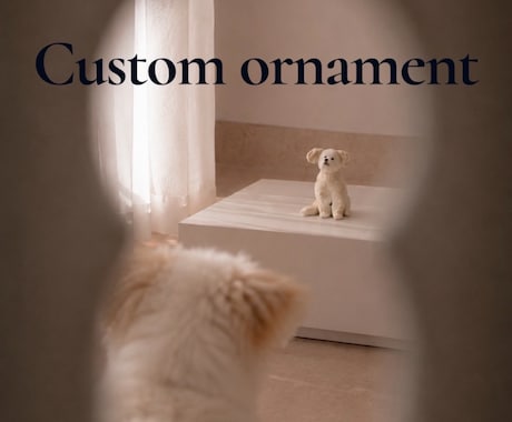 オーダーメイドで愛犬を陶器作品にします イメージ1