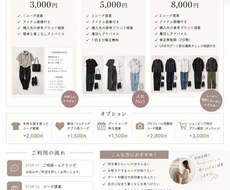 女性目線で作る！メンズモテコーデ提案します アパレル歴15年！あなたのオシャレをサポートします！ イメージ2