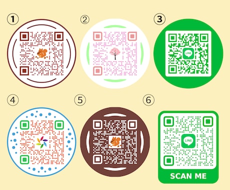好きなカラーでQRコードを作成します SNSアイコン、ロゴ入り可能！素早く対応いたします！ イメージ2