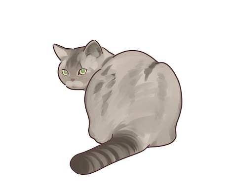 あなたの飼っている猫ちゃんをイラスト化します ペットの猫ちゃんを可愛いイラストにしませんか？ イメージ2