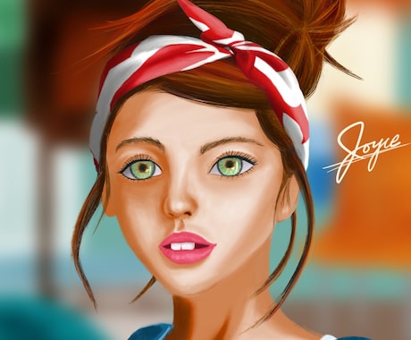 リアルタッチで魅力的な女の子のイラストお描きします ☆SNSのアイコン・ヘッダー、動画用一枚絵などに イメージ1