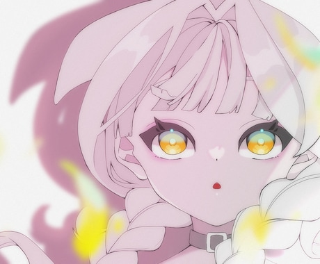 可愛い系・綺麗系の1枚絵描きます ポートレートのようなイラストを描けます イメージ2