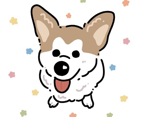 うちの子可愛く描いちゃいます アイコンや待ち受け、インテリアや年賀状にもおすすめです☺ イメージ2