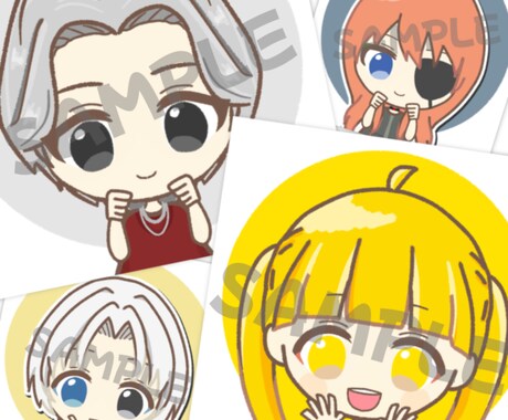 カスタムイラスト！あなただけのアイコンを作ります 自由に組み合わせてあなただけのオリジナルSNSアイコンを作成 イメージ2