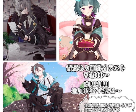 1枚絵などイラスト作成します 1枚絵、MVイラスト、壁紙、表紙、ジャケットなど！ イメージ2