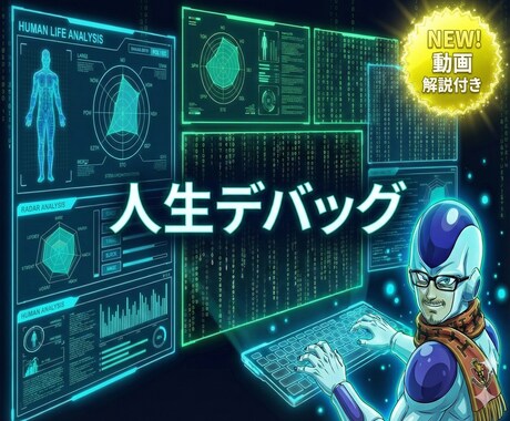 現役SEが人生をデバッグ！動画と仕様書を納品します 5つの占術×AIで分析。人生の攻略本と音声解説動画を納品 イメージ1