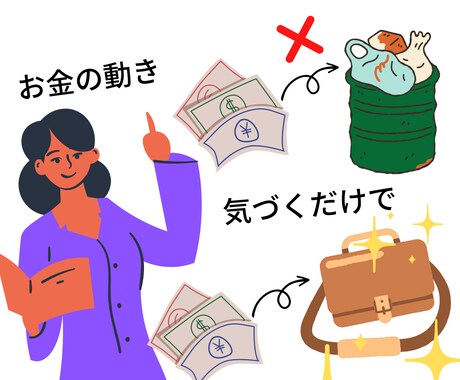 お金の使い方！無駄なく上手に使う方法教えます 収入を増やすのは難しい。上手く使えるかは知識次第！ イメージ1