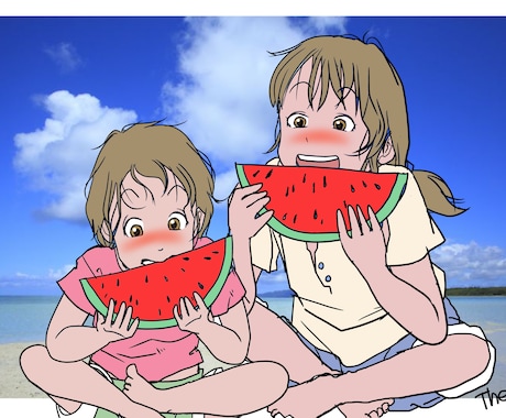 絵葉書用イラスト制作します 暖かい描き味のイラストを絵葉書にしてみませんか？ イメージ1