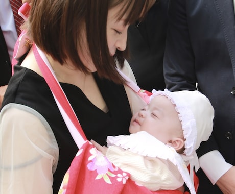 女性カメラマン！お宮参り・お食い初め写真撮影します ママカメラマンなのでお子さんも安心！全てリタッチ済み納品 イメージ1