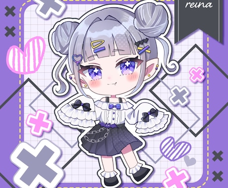 ゆるふわなアイコン、グッズのミニキャラ描きます アイコンからグッズまでゆるふわを届けます(*ˊˋ*) イメージ2