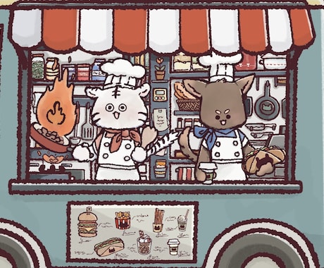 かわいい人物、動物のイラストお描きします SNS、プレゼント、ステッカーなど用途に合わせて作成◎ イメージ1