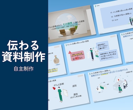 伝わる資料をプロ目線で制作いたします プレゼン資料・営業資料・企画書・セミナー資料のパワポ作成 イメージ2