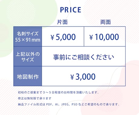 シンプルでおしゃれな名刺・ショップカードつくります 初校２案！丁寧に、真心こめて。コンセプトシート付き イメージ2