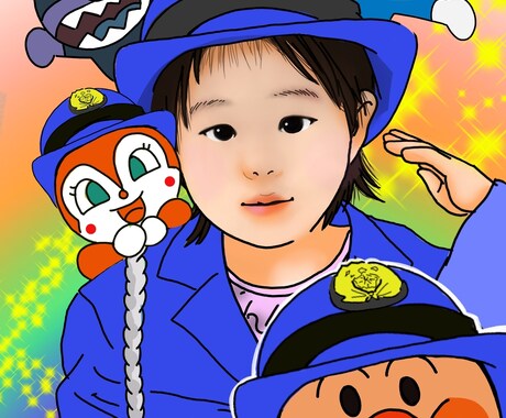 お子様の似顔絵描きます お正月、ハーフバースデーなど、可愛い似顔絵はいかがですか？ イメージ2