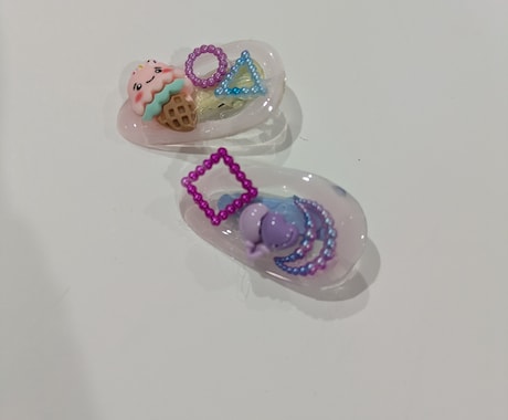 キラキラ可愛い♡を届けます 可愛いポップなヘアピンを一緒に作りませんか？ イメージ1