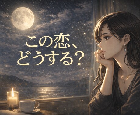連絡する？やめる？今の二人の関係を判断します 迷いを整理し心が軽くなる鑑定です イメージ1