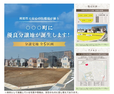 不動産特化！SNS投稿画像（5枚〜）を制作します 不動産SNS運用実績｜問合わせが増える物件紹介！1枚注文も可 イメージ2