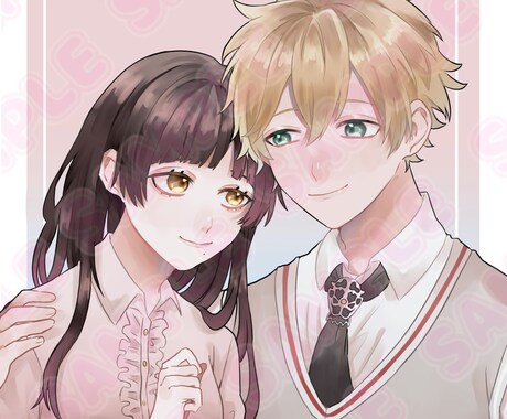 SNSアイコン・夢絵イラスト制作いたします 絵柄を見てぜひ興味がありましたらお気軽にご相談ください イメージ1