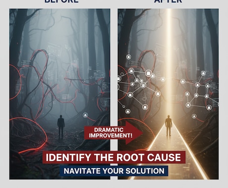 なぜか上手くいかない…「本当の原因」、見つけます コンサルタントとあなたの悩みの本当の原因を見つけましょう イメージ1