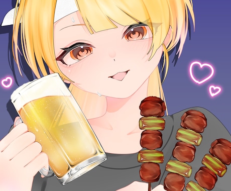 A4サイズの可愛いイラスト描きます アニメ塗りで可愛いイラストを描かせていただきます！ イメージ2