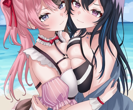 可愛い女の子のイラストを制作します イメージ1