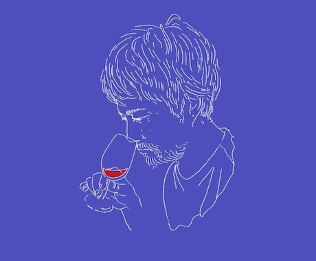 おしゃれな似顔絵を作成します レトロでシンプルな似顔絵を作成します イメージ2