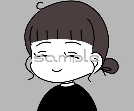 SNS用アイコンイラスト描きます オーダーしんぷるかわいいアイコン作成 イメージ1
