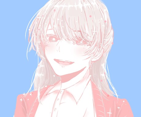 キラキラふわふわのアイコン描きます 「量産感のない、あなただけのふわふわアイコン」 イメージ2