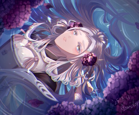 表紙絵・挿絵～創作小説用イラスト、描きます 幻想的・和・アンティークな世界観をイメージしている方へ イメージ1