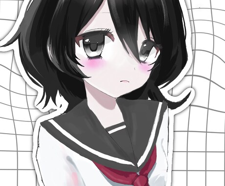 萌え絵イラスト描きます 萌え絵を描きます！！わたしなりの可愛さを詰め込みます イメージ2