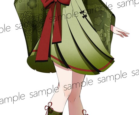 1点物！抹茶の女の子の立ち絵を販売します IRIAMやTRPGなど用途様々！ イメージ2