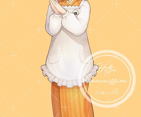 かわいいキャラクターの立ち絵イラストを制作します 世界観が伝わる、あなただけの立ち絵を描きます! イメージ2