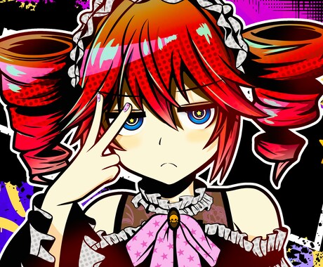 MV等に最適な一枚絵を制作します ストリート、ポップアート調のイラストを制作致します！ イメージ1