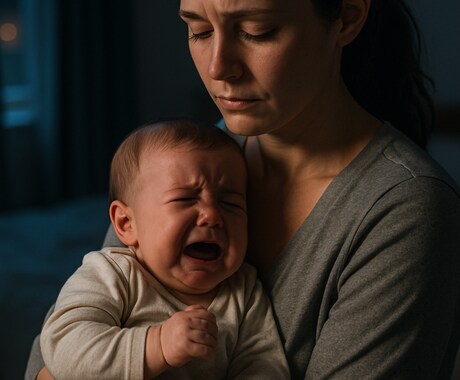 助産師による「夜泣きがつらい…」ママの相談受けます 何をしても泣き止まない時の対策を一緒に考えます☺️ イメージ1