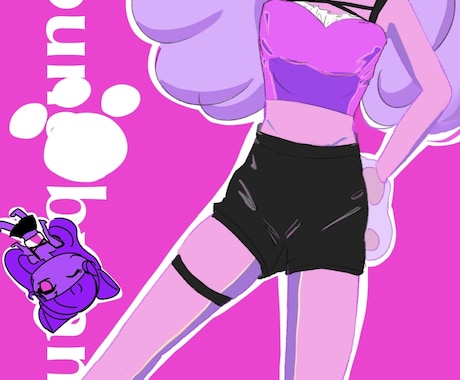 歌ってみたのイラストやアイコン、ポスター描きます イメージ1