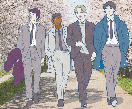 シンプルで、POP感あふれるイラスト⭐︎描きます どの作品にも一筆入魂!よいものを描くために、追求しています。 イメージ1