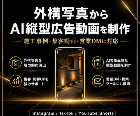AI縦型広告動画を制作します 写真1枚からSNS広告動画にします イメージ2