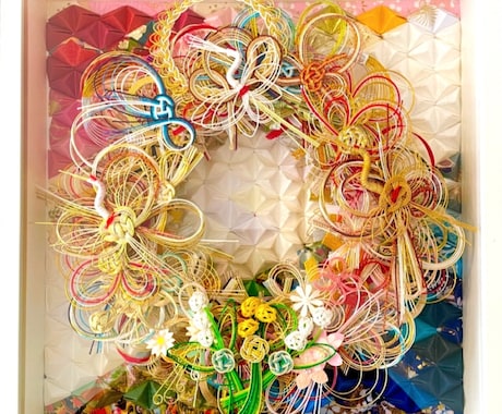 大サイズ：ご祝儀袋&水引を素敵にリメイクします 【一番人気】の圧巻のデザイン！ イメージ2