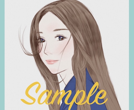 何気にプチプラのあやさんとお揃いになれます SNSアイコンやバナーなど優しいタッチで似顔絵を仕上げます。 イメージ1