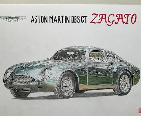 写真から車、バイクのリアルなイラスト描きます Ｂ４サイズのケント紙に色鉛筆で描きます。データで納品もＯＫ！ イメージ2