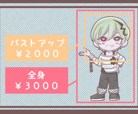 デフォルメイラストお描きします ＊アイコンや動画、グッズなどにご利用できます＊ イメージ2