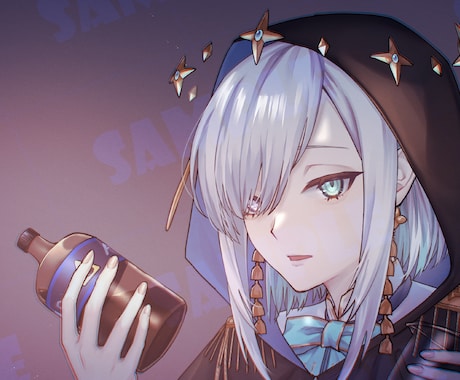 配信や歌ってみたなどのイラスト制作承ります 配信サムネイルや歌ってみた、記念日などのイラストに イメージ2