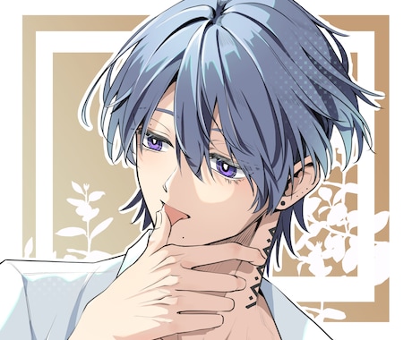 9月まで初出品記念♡女性向け男性キャラを描きます イケメン美青年などご希望の雰囲気に合わせて丁寧に制作します。 イメージ1
