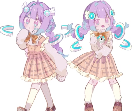 最短3日！TRPGの立ち絵、KP駒描きます 貴方だけのかわいいお気に入り立ち絵、KP駒を描きます！ イメージ2